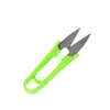 Tesoura de ponto cruz tesoura pequena especial tesoura de plástico colorida para linha de costura tesoura para aparar pontas de linha doméstica tesoura de corte de linha em forma de U tesoura para linha de pesca