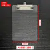 Pasta de Arquivo Colorida em Acrílico A4/A5 Placa Transparente para Escrita de Estudante Bloco de Escrita Multifuncional para Escritório Espessado