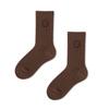 Calcetines Deportivos de Moda para Hombre Otoño e Invierno Retro Sonriente para Mujer Media Pantorrilla Coreano Americano Ins Calcetines de Baloncesto Blanco
