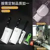 Conjunto de facas de cozinha Yangjiang personalizáveis de quatro peças com capa para faca, faca de cozinha doméstica, conjunto de utensílios de cozinha afiados com logotipo impresso