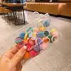 Elástico de Cabelo Infantil Bola de Pelúcia Faixa de Cabelo Elástico Fofo Cabelo de Menininha Não Machuca o Cabelo Novo Estilo 2025