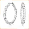 Pendientes Millenia Azul Hielo Cubo de Azúcar Rosa Corazón de Cristal Pendientes de Tachuela con Forma de Corazón Anillo Exquisito Verde Juego Transfronterizo