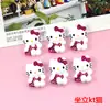 Muñeca Gato Pegamento Crema Artificial Resina Accesorios de Dibujos Animados Funda para Teléfono Móvil Accesorios para el Cabello Horquilla Hecho a Mano DIY Material para Joyería