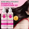 Set de Cuidado del Cabello Rose Todo en Inglés Set de Cuidado del Cabello Champú Acondicionador Cuidado Hidratante del Cabello Transfronterizo
