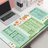 Teclas de Atalho Desenho Animado Doraemon Mouse Pad Grande Office/Ps/Cad Coleção de Comandos de Desenho Tapete de Mesa