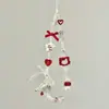 Corrente de celular de liga metálica estilo ins de menina gatinho, cordão com contas, acessório para câmera ccd, textura fofa para pulso