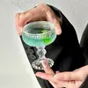 Copa repujada con un diseño elegante, copa de cóctel mini, vaso creativo para bebidas, copa de martini, copa de postre