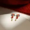 Nuevos Pendientes Rojos de Año Nuevo 2026, Pendientes del Zodiaco del Año del Caballo, Lindos y Festivos, Accesorios para Orejas de Riqueza y Prosperidad