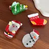 Nuevo Clip Navideño Copo de Nieve Árbol de Navidad Papá Noel Accesorios para el Cabello Brillo Fino Atmósfera Festiva Pinza para el Cabello de Niña