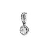 Pulsera de Moda Serie Magnolia Copo de Nieve Brillante Plata Esterlina S925 Cuentas Colgantes Accesorios DIY