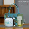 Tarro de Cerámica para Té Tarro Vacío Tarro Sellado Tamaño Grande Hogar Té Negro Té Verde Longjing Pu'er Tarro de Almacenamiento Tarro de Almacenamiento de Té a Prueba de Humedad