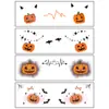 Atmósfera Colorida de Halloween Transfronteriza Pegatinas Faciales Maquillaje de Calabaza Pegatinas de Maquillaje Facial de Terror Estilo Gótico Fresco Nicho
