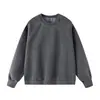 Sudadera Yidao Vintage 2026 Otoño Nueva Estilo Americano Lavada y Desgastada Cuello Redondo, Unisex Streetwear Holgada Versátil