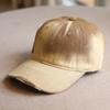 Gorra de Béisbol Lavada de Mezclilla con Agujeros y Tie-Dye para Hombres y Mujeres, Casual, Combinable con Todo, Para Mostrar la Cara, Gorra Pequeña, Protección Solar y Sombrilla, Viaje