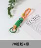 Anillo de Cara Sonriente de Colores Correa para Vaso de Agua Anillo para Cámara Llavero de Memoria USB Corto Cuerda Anti-pérdida Correa Ajustable para Teléfono Móvil