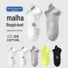 Meias Zhuji Verão Meias Descartáveis Absorventes de Suor Finas Masculinas e Femininas Cor Sólida Preto e Branco Meias Curtas de Barco Atacado Descartável Diário Tendência