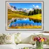 Nuevo painting de diamantes 5D serie de reflejo de paisajes diy pintura decorativa de diamantes completos fabricantes de suministro transfronterizo de Amazon al por mayor
