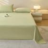 Sábanas de Cama Individual de Alta Densidad de Terciopelo de Leche, Color Sólido, Cómodas y Cálidas, Sábanas de Cama Individual y Doble para Dormitorio de Estudiantes, Manta, Manta para la Hora de Comer