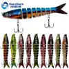 Xiankaxue Señuelo Peces Multi-Sección 13.5cm 19g Pesca en Mar Lanzamiento Largo Hundimiento Minnow Lubina Señuelo Falso Señuelo de Pesca Duro