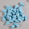 Esponja Gota d'Água para Pó, Esponja de Maquiagem Descartável, Almofada de Ar, Bloco de Esponja para Unhas de Uso Duplo Seco e Úmido