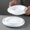 Platos Creativos de Melamina para Restaurantes y Hoteles, Platos de Cocina Comerciales para Restaurantes de Cocina Hunan, Platos Pequeños tipo Porcelana para Salteados para Restaurantes
