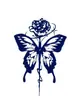 Serpiente Espíritu Mariposa Chica Caliente Dulce Fresca Pegatina Tatuaje Herbal Semi-permanente Duradero Impermeable Sentido Premium Tatuaje Realista Estilo Ins