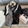 Bufanda Coreana Dongdaemun de Algodón y Lino para Mujer Otoño e Invierno Nueva Versátil Cálida y Moderna Bufanda con Letra H