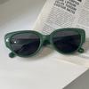 Gafas Ojo de Gato Verano Anti-UV Muestra Cara Pequeña Gafas de Sol Avanzadas Gafas de Sol con Protección Solar Gafas para Fotos Modernas