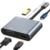 Artefato Conveniente Quatro em Um: Extensor Hdmi+Vga para Tipo-C, Adequado para uma Variedade de Dispositivos