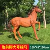 Escultura Realista de Cavalo Branco em Fibra de Vidro de Grande Escala para Exterior para Escritórios de Vendas, Gramado, Vitrine de Shopping, Decoração de Jardim e Floresta Ornamento de Cavalo