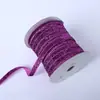 Fita de Veludo Colorida 5 Jardas Fita de Laço de Veludo Têxtil Acessórios para Vestuário Fita Acabamento de Renda Decorativo Atacado