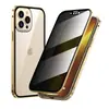 Aplicável ao iPhone14Promax capa magnética anti-espião king para celular Capa protetora magnética de vidro dupla face Apple 13