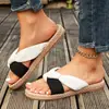 Sandalias de una correa casuales y cómodas para mujer de comercio exterior transfronterizo, moda 2026 versátiles de playa antideslizantes de venta caliente