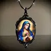 Colar Cruzado Temu Criativo Pingente em Forma de Gota Totem de Lobo Tribal da Pradaria Colar de Mulher e Lobo Joias Masculinas da Moda