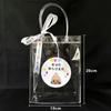 Presente de Aniversário para Crianças do Jardim de Infância Sacola Transparente Portátil Sacola Pequena para Presente Presente para Crianças de Dez Anos para Lanches