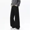 Pantalones casuales de algodón puro lavado estilo retro americano para hombre, pantalones de trabajo rectos de moda para verano, jeans de mezclilla holgados con caída