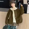 Chaqueta para Niña Ropa de Otoño 2026 Nueva Chaqueta Holgada Infantil para Niños Medianos y Grandes Cardigan con Cremallera Primavera y Otoño Top Corto Moderno
