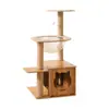Rascador para Gatos Casa Nido para Gatos Cápsula Espacial Árbol para Gatos Plataforma de Salto Resistente a Arañazos Columna para Rascar Gatos Tabla Rascadora para Gatos Juguete para Gatos.