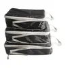 Bolsa de almacenamiento de compresión para viajes, conjunto de cuatro piezas, bolsa de ropa apta para explosiones de Amazon, bolsa de almacenamiento de ropa para equipaje, traje