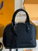 Bolso Alma con Efecto Ola de Mar y Concha Piel Charol Negra Bolso de Mano Hombro Cruzado Bolso para Mujer Borgoña Versátil Moda para Llevar en la Mano