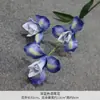 Flores Azules de Boda Materiales Flores de Seda Rosas Peonías Flores Arregladas Cascada de Flores Techo Arte Floral Arreglo Floral Jardín de Monet
