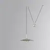 Fabricante Popular Alemán 2026 Personalidad Creativa Nórdica Araña de Polea Ovni Estilo Bauhaus Comedor Sala de Estar Ropa