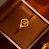 Anillo de Plata de Ley 925 Lujo Ligero Vintage Micro-Incustrado Circonita Cuadrado Hueco Anillo Base Configuración para Joyería Ovalada DIY