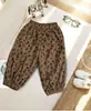 Pantalones para Niños Otoño e Invierno Pantalones de Chándal Pana Pantalones Casuales Pantalones de Niño Joggers Unisex Sueltos Estilo Coreano Pantalones Harem Modernos