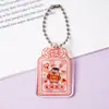 Llavero Colgante de Acrílico Inspirador de Caricatura de Capibara, Colgante para Ropa, Mochila, Joyería DIY