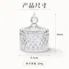 Suministrado directamente por el fabricante: Vela perfumada de yurt mongol, taza vacía con tapa, cristalería casera de cera perfumada, tarro de cristal de lujo ligero para el hogar