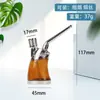Cachimba Filtro de Agua Acrílico Transparente Cachimba Olla de Limpieza Desmontable Portátil Una Olla Doble Propósito Cachimba