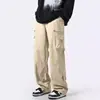 Pantalones de Trabajo para Hombre de Marca Japonesa de Moda Transfronteriza Moda Otoño e Invierno 2024 Pantalones Casuales Rectos Holgados Versátiles para Hombre