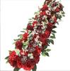 Nuevo Arreglo Floral de Boda de 1m de Largo Escena de Bosque para Mesa Boda Flor Artificial Flor Artificial Guía de Camino Arco