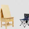 Mesa de Dibujo Multifuncional, Estudio de Arte Escolar Portátil, Silla para Pintar, Taburete de Pintura Integrado Elevable y Ajustable, Tabla de Dibujo, Su Mai Taibo